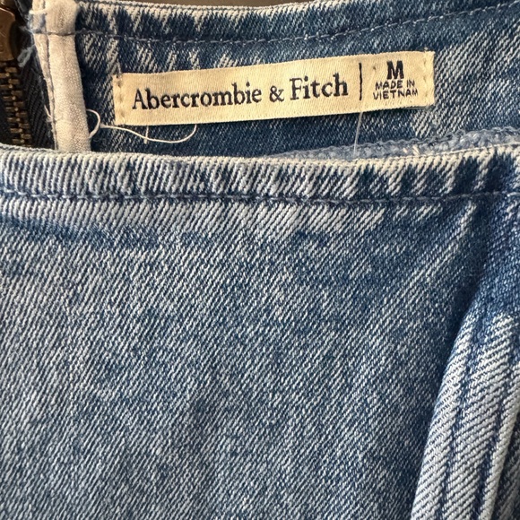 Abercrombie & Fitch Blue Denim Midi Dress - Picture 5 of 5